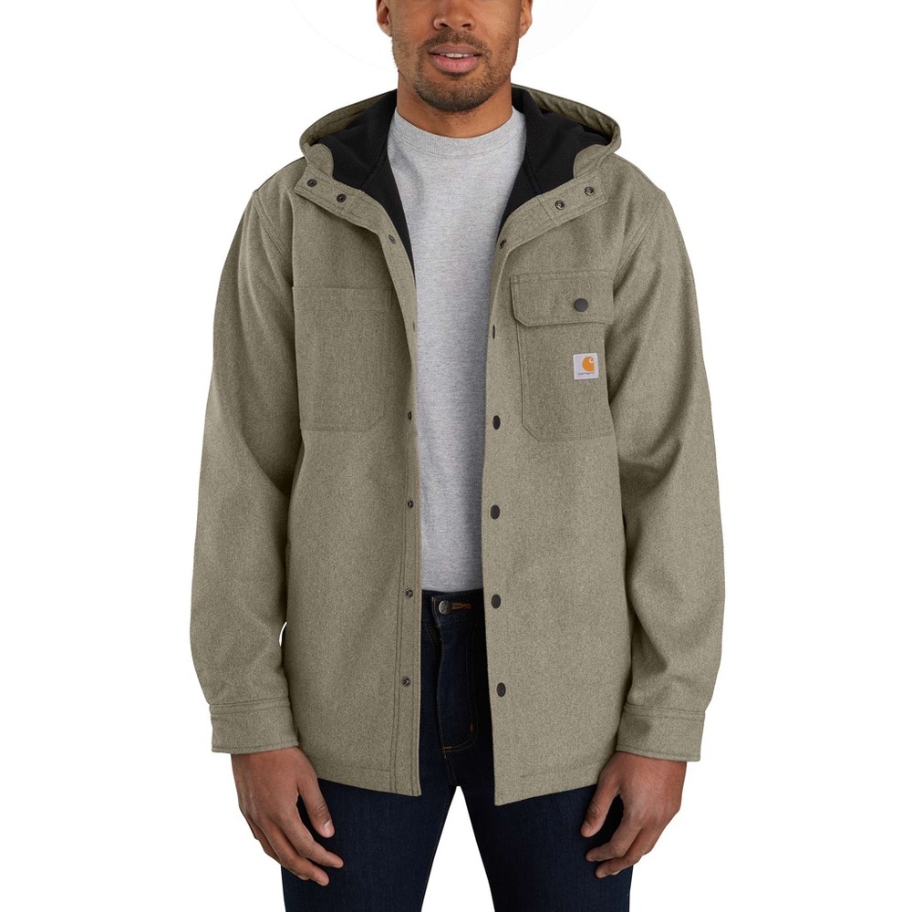 Carhartt RAIN DEFENDER® RELAXED FIT HEAVYWEIGHT HOODED SHIRT JACKET